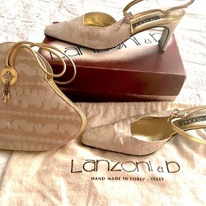Lanzone Womens shoe and bag size 10